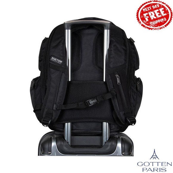Pack-Of-All-Trades 17" Computer Business Backpack Black Wo - Picture 12 of 15
